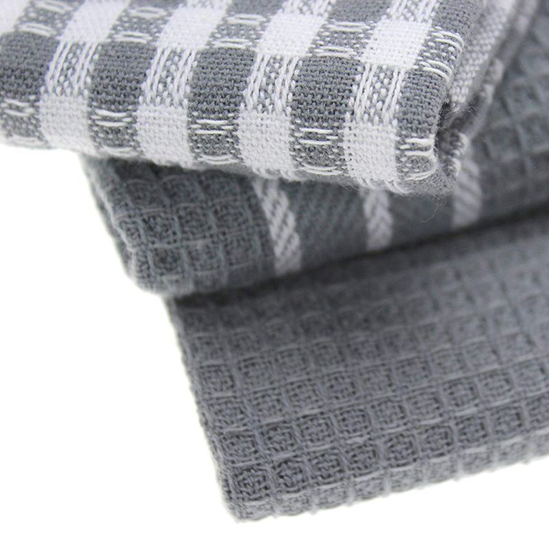 Classic Kitchen Towels, 100% Natural Cotton, The Best Tea Towels, Dish Cloth, Absorbent and Lint-Free, Machine Washable, 18 x 25