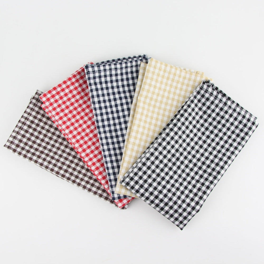 30x40cm cotton linen Napkins placemat heat insulation mat dining table mat comfortable Napkin fabric table placemats Background